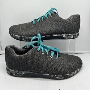 NOBULL Shoes Mens 10.5 Black Heather Pixel Trainer Sneaker *no insoles
